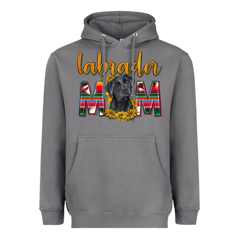 Western Labrador Retriever Mom Heavyweight Hoodie by texasbilliewilder | Teevron