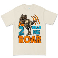 Bone i'm two hear me roar dinosaur birthday Premium Tee - LillyAllenDesigns
