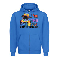 True Royal i'm the rainbow sheep of the family Zipper Hoodie - MaliasSmallBusiness