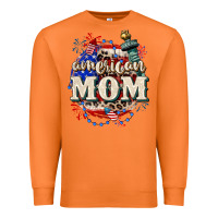 Carrot American Mom 4th of July Premium Sweatshirt - CowGirlArtShop