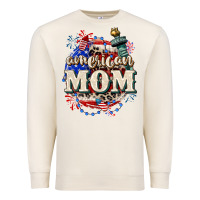 Sandshell American Mom 4th of July Premium Sweatshirt - CowGirlArtShop