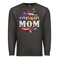 Smoke American Mom 4th of July Premium Sweatshirt - CowGirlArtShop