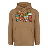 Toasted Coconut cowgirl coffee cups Heavyweight Hoodie - Zillion Design Studio