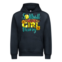 Navy softball it's a girl thing Urban Hoodie - LillyAllenDesigns