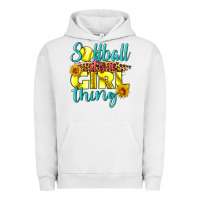 Pigment Lunar Rock softball it's a girl thing Urban Hoodie - LillyAllenDesigns