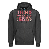 Charcoal Heather in my nutcracker era Zipper Hoodie - MaliasSmallBusiness