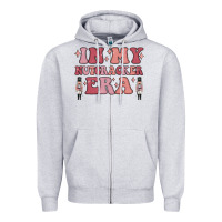 Heather Grey in my nutcracker era Zipper Hoodie - MaliasSmallBusiness