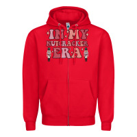Red in my nutcracker era Zipper Hoodie - MaliasSmallBusiness