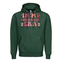 Sports Green in my nutcracker era Zipper Hoodie - MaliasSmallBusiness