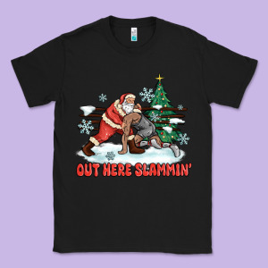 Out Here Slammin' Classic Tee Designed By Maliassmallbusiness