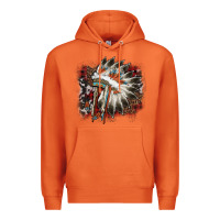 Carrot İndian Headress Cowhide Premium Hoodie - AdoDesignShop