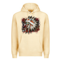 Pina Colada İndian Headress Cowhide Premium Hoodie - AdoDesignShop