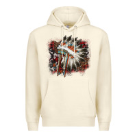 Sandshell İndian Headress Cowhide Premium Hoodie - AdoDesignShop