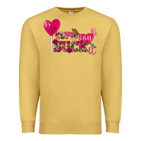 Antique Gold cupid can suck it valentine's day Premium Sweatshirt - FaDigitalArtStudio