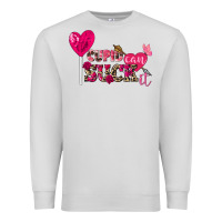 Dove Grey cupid can suck it valentine's day Premium Sweatshirt - FaDigitalArtStudio