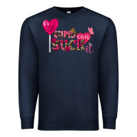 Navy cupid can suck it valentine's day Premium Sweatshirt - FaDigitalArtStudio