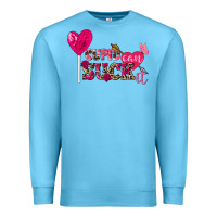 Ocean Blue cupid can suck it valentine's day Premium Sweatshirt - FaDigitalArtStudio