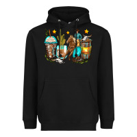 Black cowboy coffee cups Heavyweight Hoodie - Zillion Design Studio