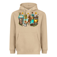 Mushroom cowboy coffee cups Heavyweight Hoodie - Zillion Design Studio