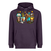 Plum cowboy coffee cups Heavyweight Hoodie - Zillion Design Studio