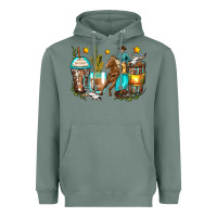 Sage cowboy coffee cups Heavyweight Hoodie - Zillion Design Studio