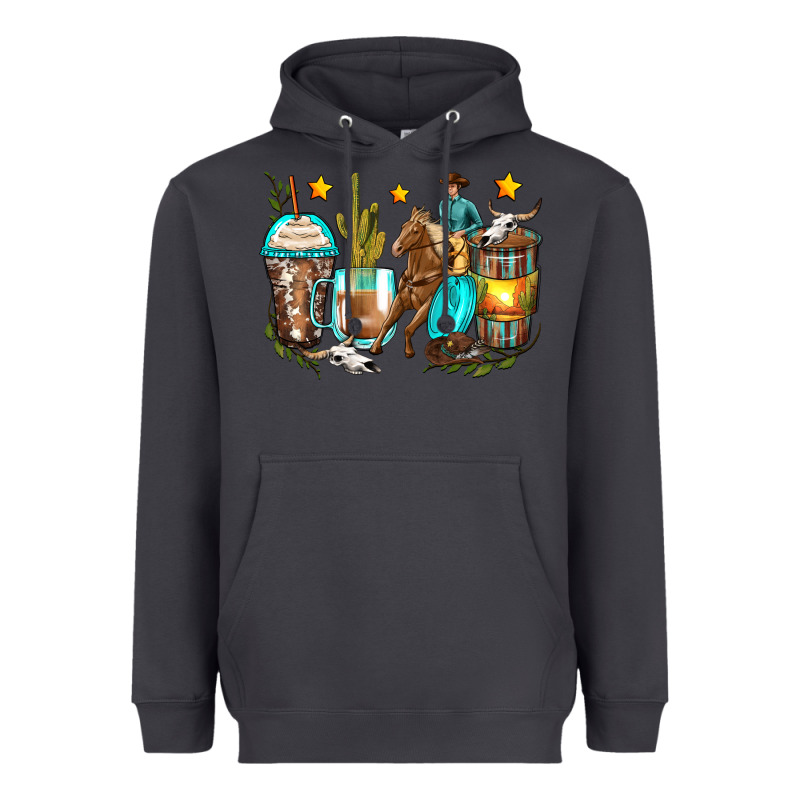 Cowboy Coffee Cups Heavyweight Hoodie by Zillion Design Studio | Teevron