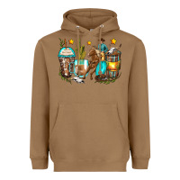 Toasted Coconut cowboy coffee cups Heavyweight Hoodie - Zillion Design Studio