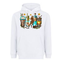 White cowboy coffee cups Heavyweight Hoodie - Zillion Design Studio