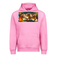 Fuchsia Pink western cow cockerel chick  serape leopard sunflowers license plate te Urban Hoodie - BarkalooDesign