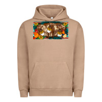 Pigment Burro western cow cockerel chick  serape leopard sunflowers license plate te Urban Hoodie - BarkalooDesign