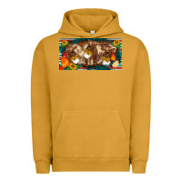 Pigment Peanut Butter western cow cockerel chick  serape leopard sunflowers license plate te Urban Hoodie - BarkalooDesign