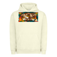 Pigment Pistachio western cow cockerel chick  serape leopard sunflowers license plate te Urban Hoodie - BarkalooDesign