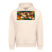 Sandshell western cow cockerel chick  serape leopard sunflowers license plate te Urban Hoodie - BarkalooDesign