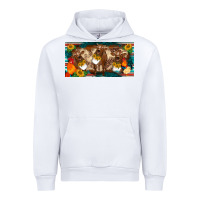 White western cow cockerel chick  serape leopard sunflowers license plate te Urban Hoodie - BarkalooDesign