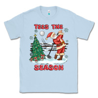 Dusty Blue the season golf Classic Tee - MaliasSmallBusiness