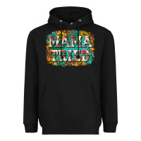 Black western mama tried with sunflowers and gemstone Heavyweight Hoodie - texasbilliewilder