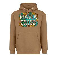 Toasted Coconut western mama tried with sunflowers and gemstone Heavyweight Hoodie - texasbilliewilder