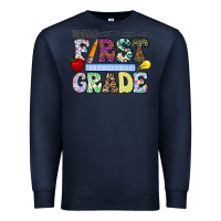 Navy hellofirstgrade Premium Sweatshirt - CowhideDigitalArt