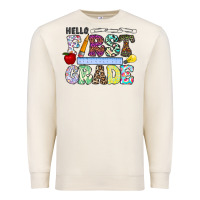 Sandshell hellofirstgrade Premium Sweatshirt - CowhideDigitalArt