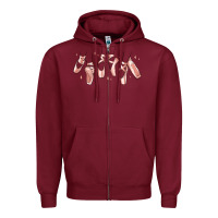 Ballerina Ballet Shoes Zipper Hoodie | Teevron