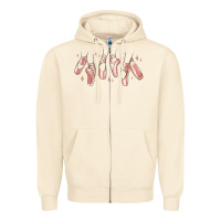 Sandshell ballerina ballet shoes Zipper Hoodie - MaliasSmallBusiness