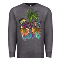 Charcoal Heather salty beach Premium Sweatshirt - SublimationCraftShop