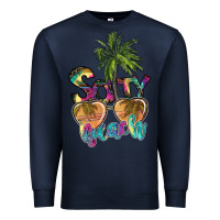 Navy salty beach Premium Sweatshirt - SublimationCraftShop