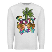Oatmeal Heather salty beach Premium Sweatshirt - SublimationCraftShop