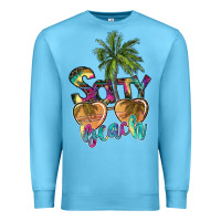 Ocean Blue salty beach Premium Sweatshirt - SublimationCraftShop