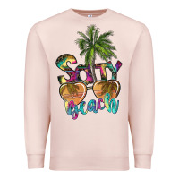 Pale Pink salty beach Premium Sweatshirt - SublimationCraftShop