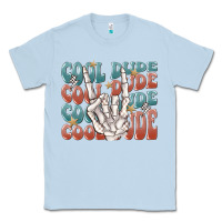 Dusty Blue cool dude Classic Tee - MaliasSmallBusiness