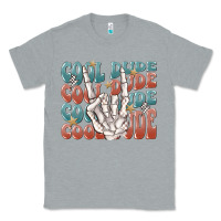 Heather Grey cool dude Classic Tee - MaliasSmallBusiness