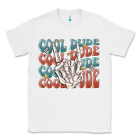 White cool dude Classic Tee - MaliasSmallBusiness