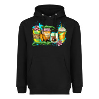 Black alligator coffee cups Heavyweight Hoodie - Zillion Design Studio